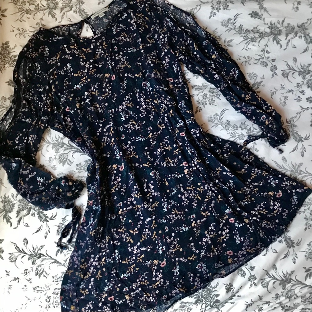 AEO Cold Shoulder Floral Dress